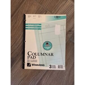 Wilson Jones Columnar Pad 41 Sheets 11 x 8"